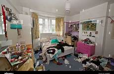untidy bedroom teenage girls room messy teen teenagers stock alamy british royalty