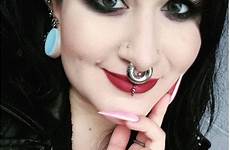 septum piercing ring piercings facial stretched rings gauge nose gauges girls lip ear wanted loved long cool absolutely plugs tumblr