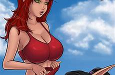 futanari beach blowjob futa xxx bottomless skin female big oral bra respond edit breasts hair luscious