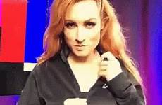 gif becky lynch belt gifs wwe hot wrestling winner champ tenor share blue cj