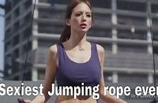 rope girl jump sexiest