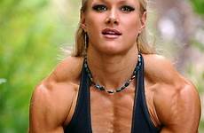 female bodybuilding muscular johnny via