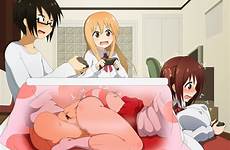 umaru doma kotatsu nana himouto ebina luscious rule34 stealth taihei striped breasts