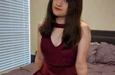 crossdresser goth transgender look pantyhose young dress outfits women sandals instagram fetish