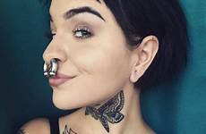 piercing piercings septums rings septum ring sexy stretched tats
