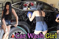 car wash girl