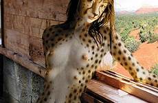 body paint cheetah girl girls naked fantasy sexy painting nude furry 3d cat painted hot surreal modern women sex bodypaint