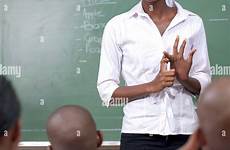 teacher african teaching writing class chalkboard alamy her shopping cart