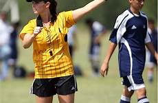 soccer referee football game female sports ref match tackle judge sport official long whistle field penalty competition player public signal