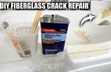 fiberglass repair crack bathtub diy