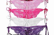 panties women lingerie crotchless underwear lace sexy low rise pack walmart bawdy