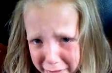 year old girls scared sad bullied being tears bullies down she has mail daily
