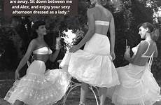 captions feminization sissy tg petticoats