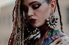 tattoed dreadlocks dreads tatuadas tattooed inked piercings rotten lovelocsnatural