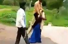 punishment suami dipaksa selingkuh dituduh menggendong disturbing gendong viral nims ahuja shoulders accused villagers threw jeered things