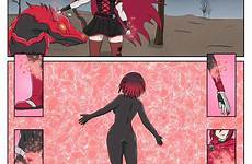 ruby rose transformation armor deviantart rwby commission comic anime choose board fanart