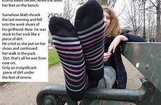 socks girlfriends stuck giantess deviantart english soles crushed underfoot