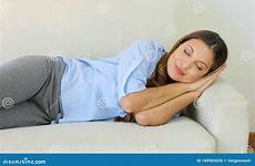 napping couch girl beautiful relaxing comfortable