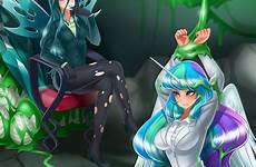 chrysalis celestia racoonkun mlp sparkle