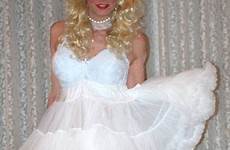 sissy frilly tiffany sissys transgender xdressers crossdresser maid mannerisms petticoat petticoats doe fembois bride fru платья charge