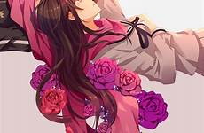 noragami deviantart anime tie hen yato hiyori iki confession manga roses flowers zerochan fanart fan couple flower cute romance