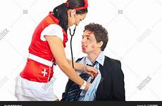 infermiera esamina amante paziente examine