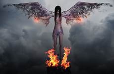 evil angel dark female demon wallpaper woman beauty pixabay donate