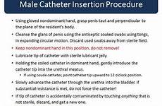 catheter insertion urinary procedure indwelling penis perpendicular