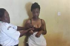 leaked police caught kenyan school girl woman station officers kenya doing she drugs august her
