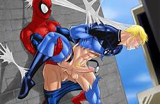sex man spider gay xxx spiderman yaoi parker peter spidey torch human rape fantastic four marvel storm comics anal arms