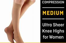 women sheer futuro ultra pantyhose energizing compression knee highs stockings 3m walmart