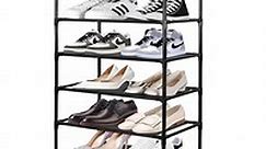 Werseon Shoe Rack 10 Tiers,Shoe Rack Storage Organizer,30 Pairs Shoe Stand Shoe Cabinet Shoe Storage Organizer,Shoe Rack for Entryway,Black