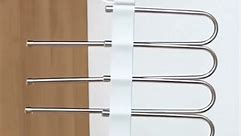 Multilayer Pants Rack - Foldable Clothes Hanger Storage