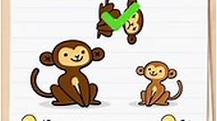 Brain test Level 46 Which monkey is carsick? #level46 #foryoushorts #braintesthack #braingamesanswer