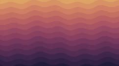 Abstract Waves in Motion: A Flowing, Colorful Background with Smooth, Undulating Gradients in Vibrant Orange and Purple Hues - Color Harmony Background