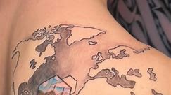 It’s The Journey! #journey #worldmap #travel #inked #tattooistanbul by @emredizici_grimmtattoo for @felkermp2 | Grimm Tattoo