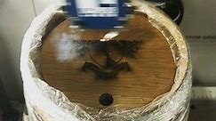Our first custom laser engraving... - Midwest Barrel Company