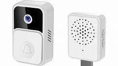 Japceit Smart Wireless Remote Video Doorbell Intelligent Visual Doorbell Home Intercom HD Night Vision Wifi Rechargeable Security Door Doorbell - Walmart.ca
