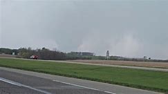 WEDGE tornado near Houghton,... - Storm Chaser Corey Gerken