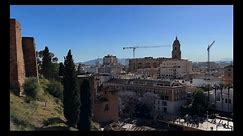Malaga viewpoint, Malaga Cathedral, Spain. May, 2024.