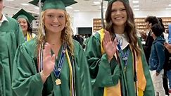 Our seniors walked the halls of Greenbrier High School for the very last time today! 💚🤍 Next up… GRADUATION! #GB5 #We💚ourSeniors | Greenbrier High School Cheerleading