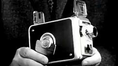 1950s Kodak movie camera TV commercial