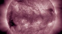 Amazing One-Week Time-Lapse Capturing A Gigantic Coronal Hole On Sun Via NASA's Solar Dynamic Observ