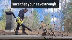 REMINDER to clean out your gutters. The quickest & easiest way is with a leaf blower. You can blow all the leaves & debris out which will allow your eaves to drain properly. #guttercleaning #guttercleaningservices #gutterclean #eavestrough #eavestroughcleaning #eavestroughrepair #hometips #homeownershipgoals #homerenos #homemaintenance #homeownership #diyhomeprojects #diyhomeimprovement #diyhousework #diyrepairs #roofinglife #lifehack #carpentrytools #tooltip #bluecollarlife #bluecollar | Meyers