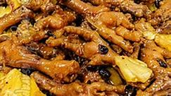 Chicken feet Braised in Soy Sauce and Pineapple Juice