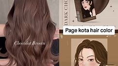 KOTA Hair Color - Dark chocolate Natural Brown 🌱🫶🏻 Kota...