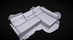 IKEA FRIHETEN, Sofa bed | UE11 - Buy Royalty Free 3D model by MAD CAD LTD (@madcadltd)