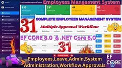 EP 31 Employees Management System With EFCore,MS SQL ASP.NET.CORE,Multiple User Approval Workflows🚀💥