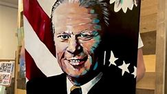 One more presidential #portrait. #geraldford took over after #nixon left the #whitehouse. #geraldrford #president #uspresident #fineart #portraits #americanhistory #art #artist #okotoks #yyc #ymm #calgary #artstudio #artoftheday | Russell Thomas Art