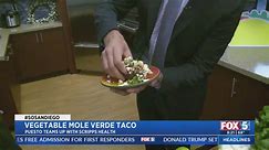 Vegetable Mole Verde Taco